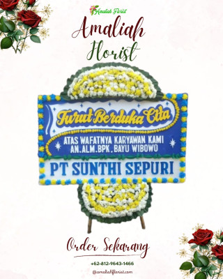 Papan Bunga Duka di Calaca