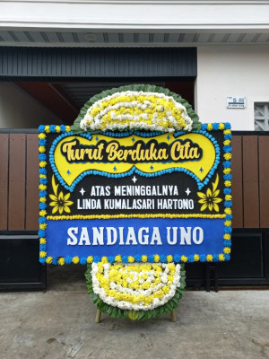 Papan Bunga Duka di Calaca